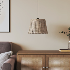 vidaXL barna fonott mennyezeti lámpaernyő Ø30 x 20 cm világítás