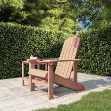 vidaXL barna HDPE kerti adirondack szék kerti bútor