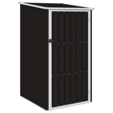 vidaXL barna horganyzott acél kerti fészer 87 x 98 x 159 cm kerti tárolás