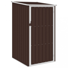 vidaXL Barna horganyzott acél kerti fészer 87 x 98 x 159 cm kerti tárolás