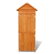vidaXL barna kerti tárolószekrény 42,5 x 64 x 190 cm (41650) kerti tárolás
