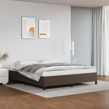 vidaXL barna műbőr ágykeret 160x200 cm ágy és ágykellék