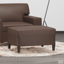 vidaXL Barna műbőr lábzsámoly 70x55x41 cm bútor