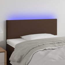 vidaXL barna műbőr LED-es fejtámla 100 x 5 x 78/88 cm ágy és ágykellék