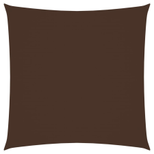 vidaXL barna négyzet alakú oxford-szövet napvitorla 5 x 5 m kerti bútor