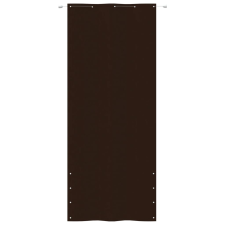 vidaXL barna oxford-szövet erkélyparaván 100 x 240 cm (148559) kerti bútor
