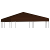 vidaXL Barna pavilon tetőponyva 310 g/m², 3 x 3 m