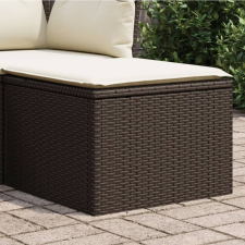 vidaXL barna polyrattan kerti szék párnával 55 x 55 x 37 cm kerti bútor