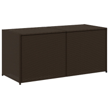 vidaXL barna polyrattan kerti tárolóláda 283 L (365313) kerti tárolás