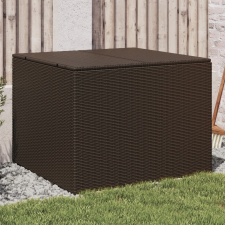 vidaXL barna polyrattan kerti tárolóláda 291 L kerti tárolás