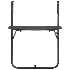vidaXL barna rattan hatású műanyag függő erkélyasztal 60x64x83,5 cm (47895) kerti bútor