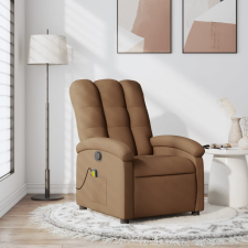 vidaXL barna szövet dönthető masszázsfotel masszázsfotel