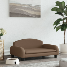 vidaXL barna szövet kutyaágy 70 x 45 x 30 cm szállítóbox, fekhely kutyáknak