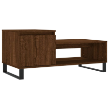 vidaXL barna tölgy fatermék dohányzóasztal 100 x 50 x 45 cm (830843) bútor