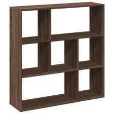 vidaXL barna tölgy szerelt fa elválasztó könyvespolc 102x29x103,5 cm (858054) bútor