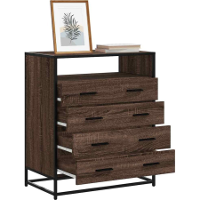 vidaXL barna tölgy szerelt fa fiókos szekrény 70x41x83,5 cm (849093) bútor