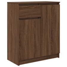vidaXL barna tölgy szerelt fa tálalószekrény fiókos 71x35x84 cm (861595) bútor