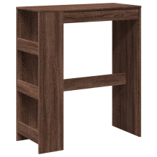 vidaXL barna tölgy szerelt fa tárolórekeszes bárasztal 90x40x103,5 cm (854379) bútor