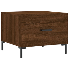 vidaXL barna tölgy színű szerelt fa dohányzóasztal 50x50x40 cm (829410) bútor