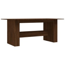 vidaXL barna tölgy színű szerelt fa étkezőasztal 180 x 90 x 76 cm (838194) bútor