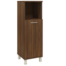 vidaXL barna tölgy színű szerelt fa fürdőszobaszekrény 30x30x95 cm (815608) fürdőszoba bútor