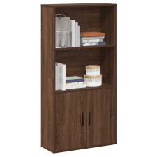 vidaXL barna tölgy színű szerelt fa könyvespolc 60x24x120 cm bútor
