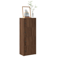 vidaXL barna tölgy színű szerelt fa könyvszekrény 40x24x102 cm bútor