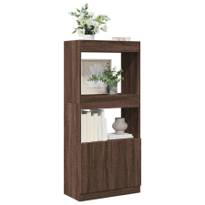 vidaXL barna tölgy színű szerelt fa magasszekrény 63 x 33 x 140 cm bútor