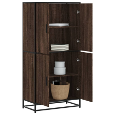 vidaXL barna tölgy színű szerelt fa magasszekrény 68 x 35 x 139 cm bútor