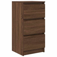 vidaXL barna tölgy színű szerelt fa tálalószekrény 37,5x35x76 cm (861730) bútor