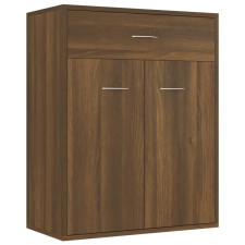 vidaXL barna tölgy színű szerelt fa tálalószekrény 60 x 30x 75 cm (815377) bútor