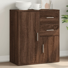 vidaXL barna tölgy színű szerelt fa tálalószekrény 60 x 31 x 70 cm bútor