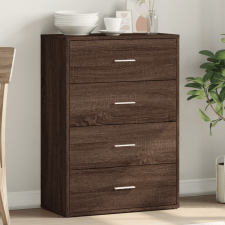 vidaXL barna tölgy színű szerelt fa tálalószekrény 60 x 31 x 84 cm bútor