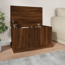 vidaXL barna tölgy színű szerelt fa tárolóláda 70x40x38 cm bútor