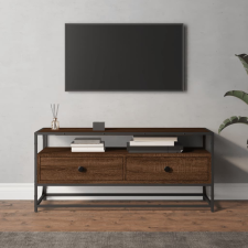 vidaXL barna tölgy színű szerelt fa TV-szekrény 100 x 35 x 45 cm bútor