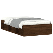 vidaXL barna tölgyszínű ágykeret 90 x 200 cm (3203830) ágy és ágykellék