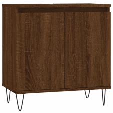 vidaXL barna tölgyszínű műfa fürdőszobaszekrény 58x33x60 cm (831587) fürdőszoba bútor
