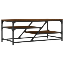 vidaXL barna tölgyszínű szerelt fa dohányzóasztal 100 x 49 x 40 cm (835348) bútor
