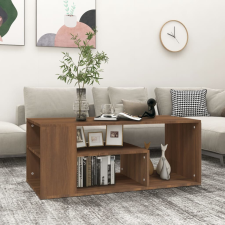 vidaXL barna tölgyszínű szerelt fa dohányzóasztal 100 x 50 x 40 cm bútor