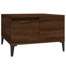 vidaXL barna tölgyszínű szerelt fa dohányzóasztal 55x55x36,5 cm (821091) bútor