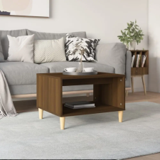 vidaXL barna tölgyszínű szerelt fa dohányzóasztal 60x40x50 cm bútor