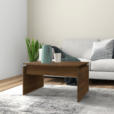 vidaXL barna tölgyszínű szerelt fa dohányzóasztal 68 x 50 x 38 cm bútor