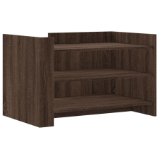 vidaXL barna tölgyszínű szerelt fa dohányzóasztal 80 x 50 x 50 cm (848345) bútor