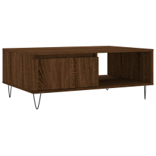 vidaXL barna tölgyszínű szerelt fa dohányzóasztal 90 x 60 x 35 cm (827067) bútor