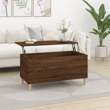 vidaXL barna tölgyszínű szerelt fa dohányzóasztal 90x44,5x45 cm bútor