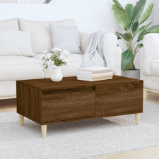 vidaXL barna tölgyszínű szerelt fa dohányzóasztal 90x50x36,5 cm bútor