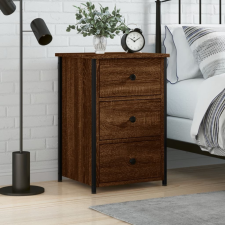 vidaXL barna tölgyszínű szerelt fa éjjeliszekrény 40x36x60 cm bútor