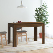 vidaXL Barna tölgyszínű szerelt fa étkezőasztal 120 x 60 x 76 cm bútor