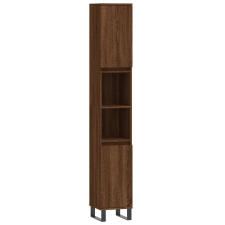 vidaXL barna tölgyszínű szerelt fa fürdőszobaszekrény 30x30x190 cm (831547) fürdőszoba bútor
