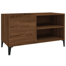 vidaXL barna tölgyszínű szerelt fa hanglemezszekrény 84,5x38x48 cm (831956) bútor